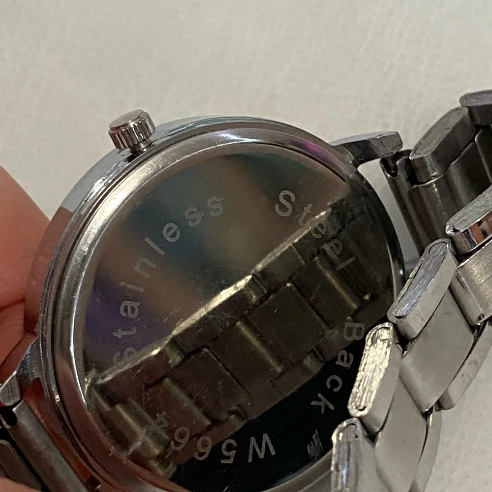 Platinum Stainless Steel Watch